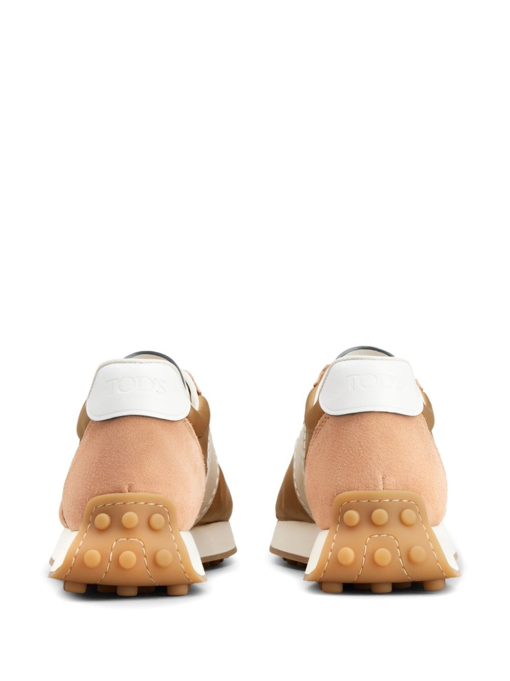 suede-trimmed sneakers - 3