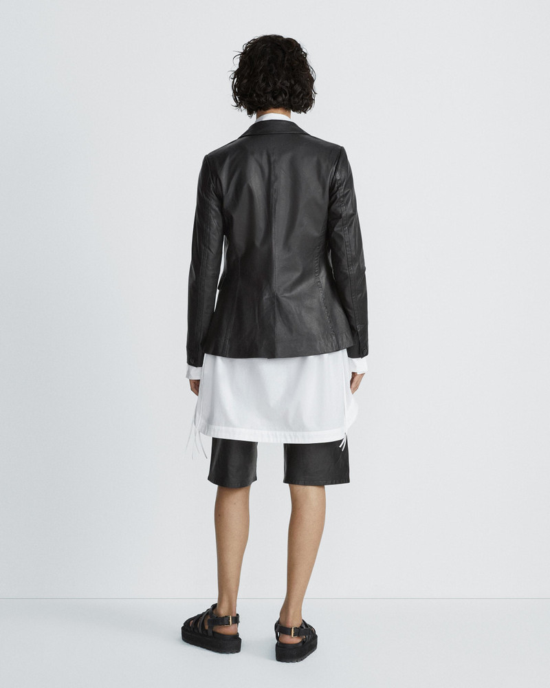 Razor Blazer Leather Blazer 5