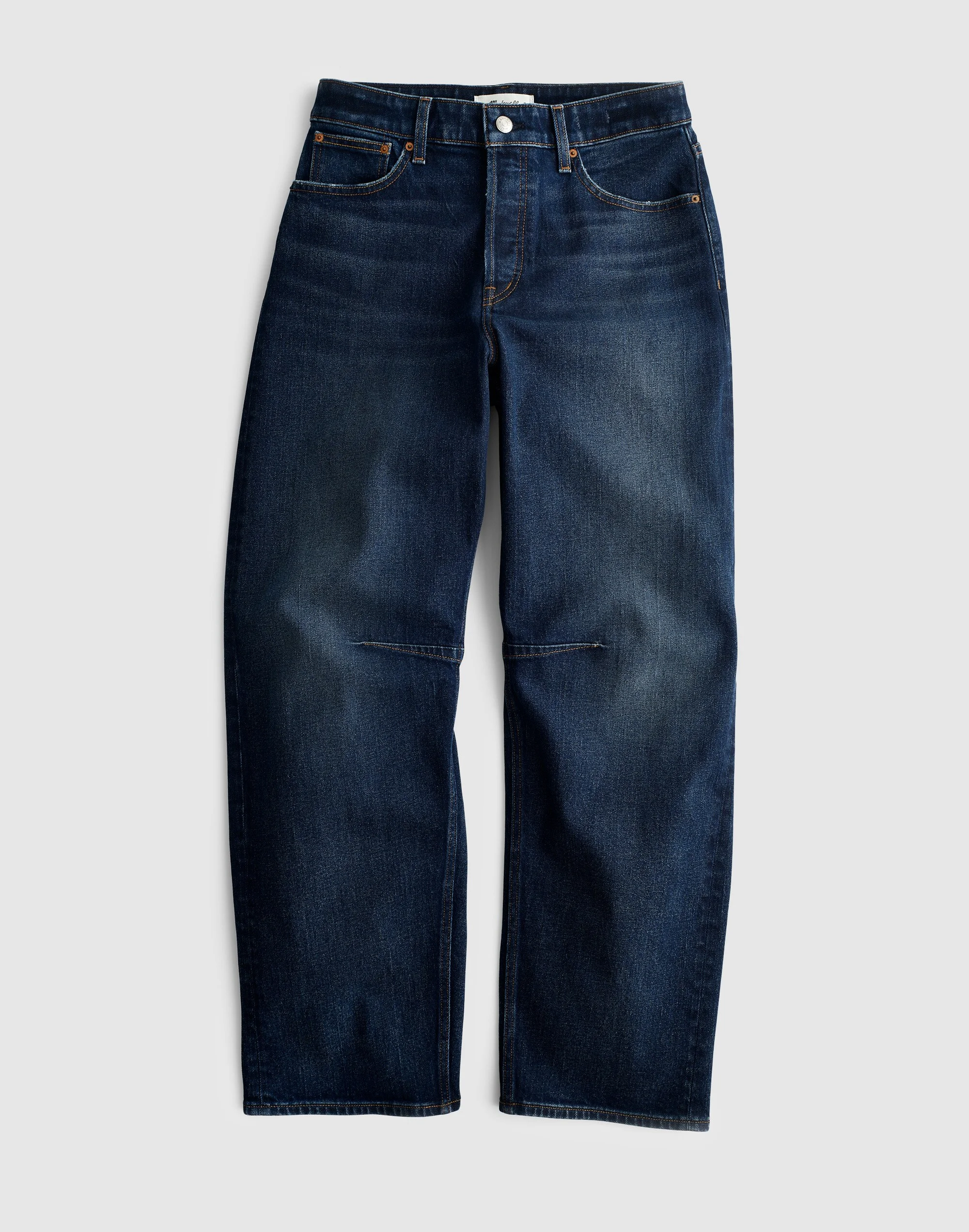 The Curvy Darted Barrel-Leg Jean - 1