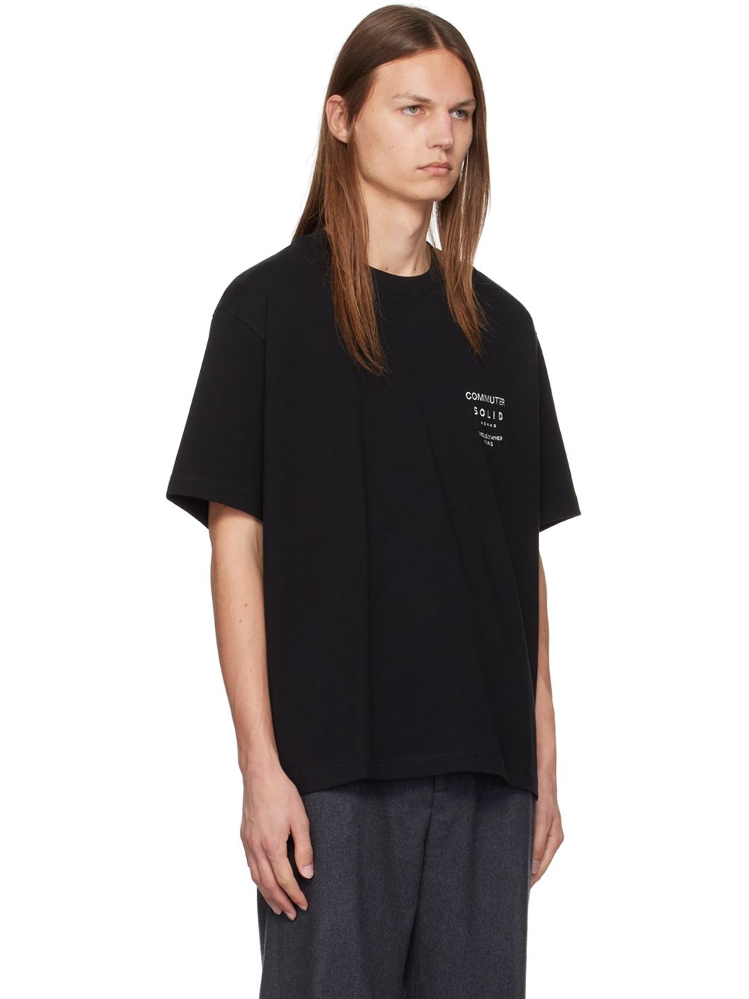 Black 'Commuter' T-Shirt - 2