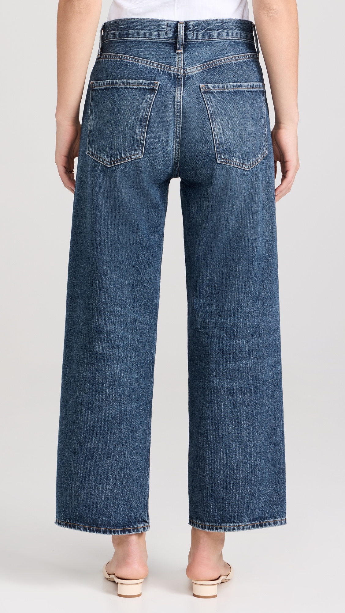 Ren: High Rise Wide Leg Jeans - 2