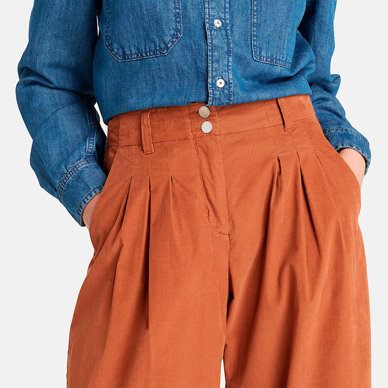 Women's Needle Corduroy Wide Leg Pant 6