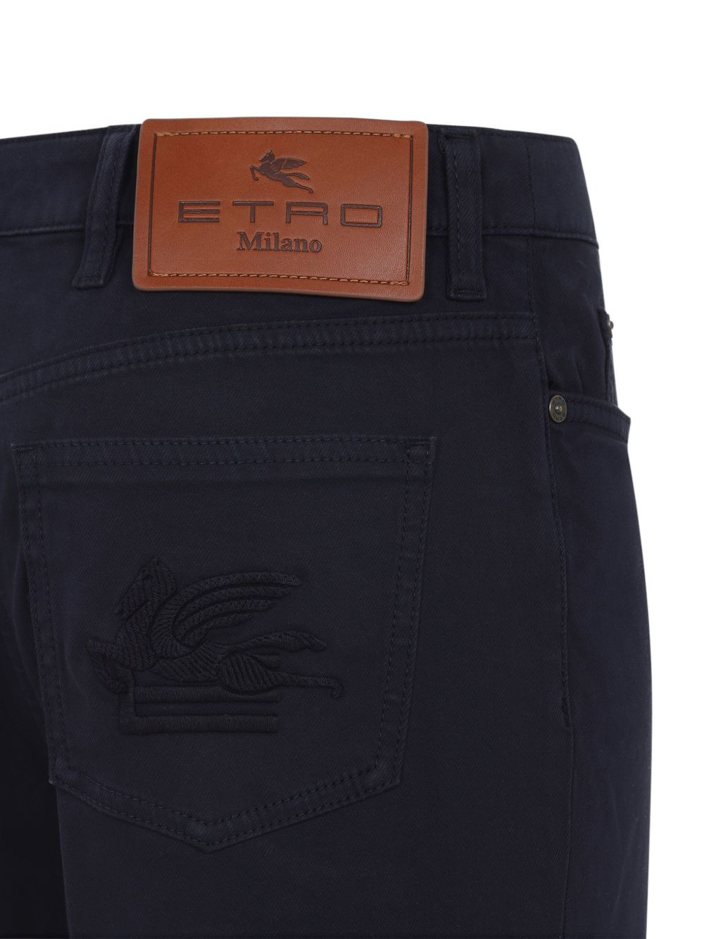 embroidered flared jeans - 3
