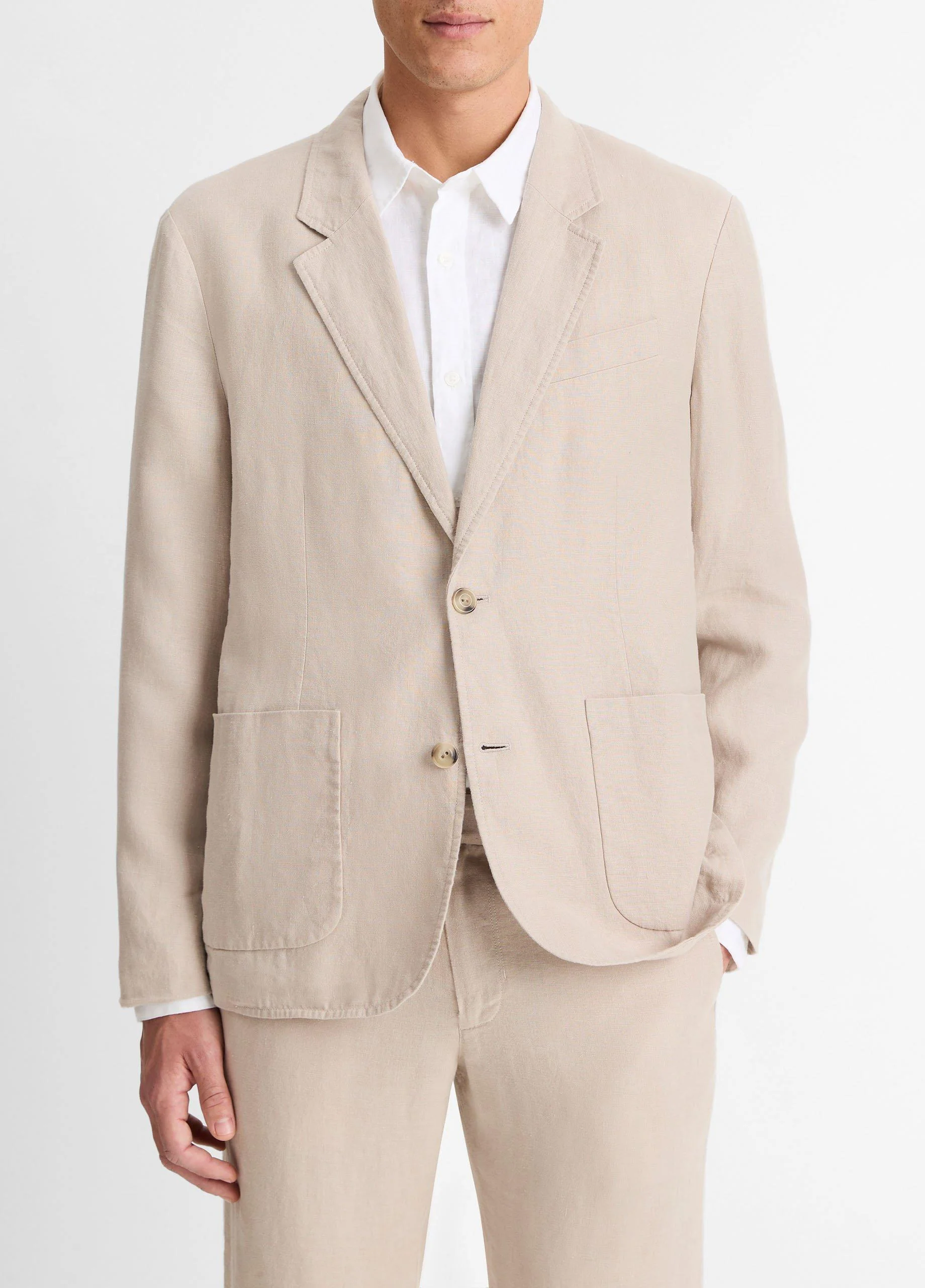 Relaxed Hemp Blazer - 1