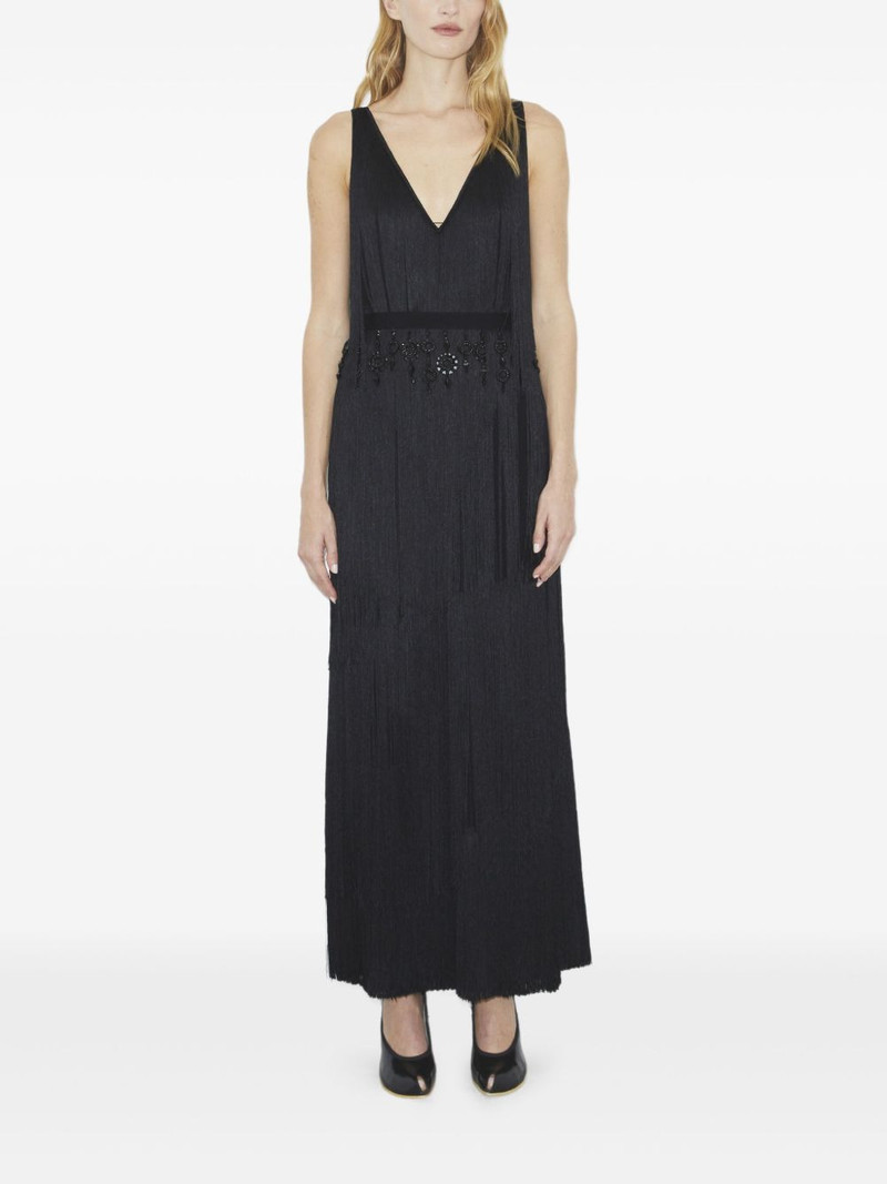 TORY BURCH fringed maxi dress outlook