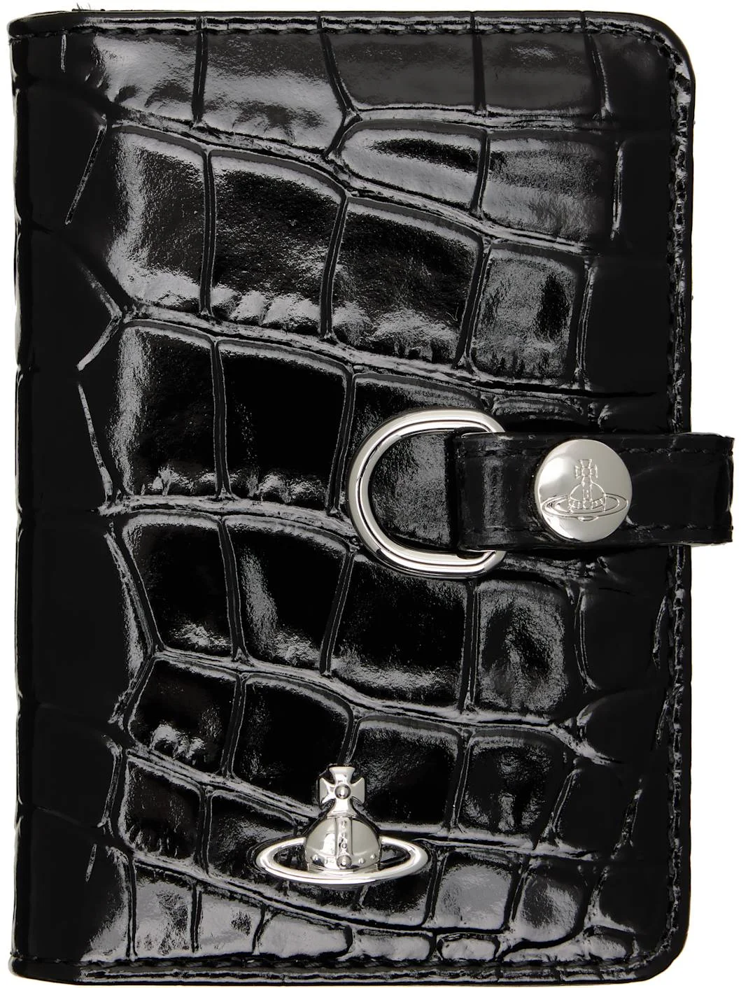 Black Vertical Flap Card Holder - 1