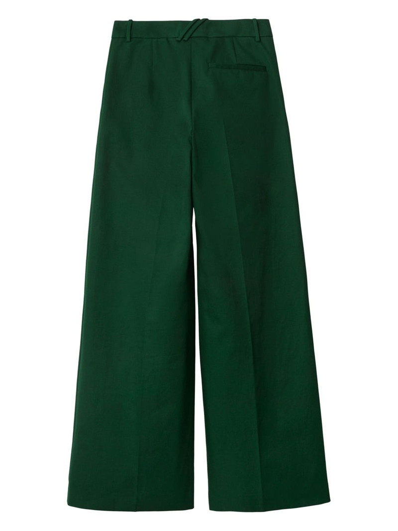 pleated cotton trousers 6