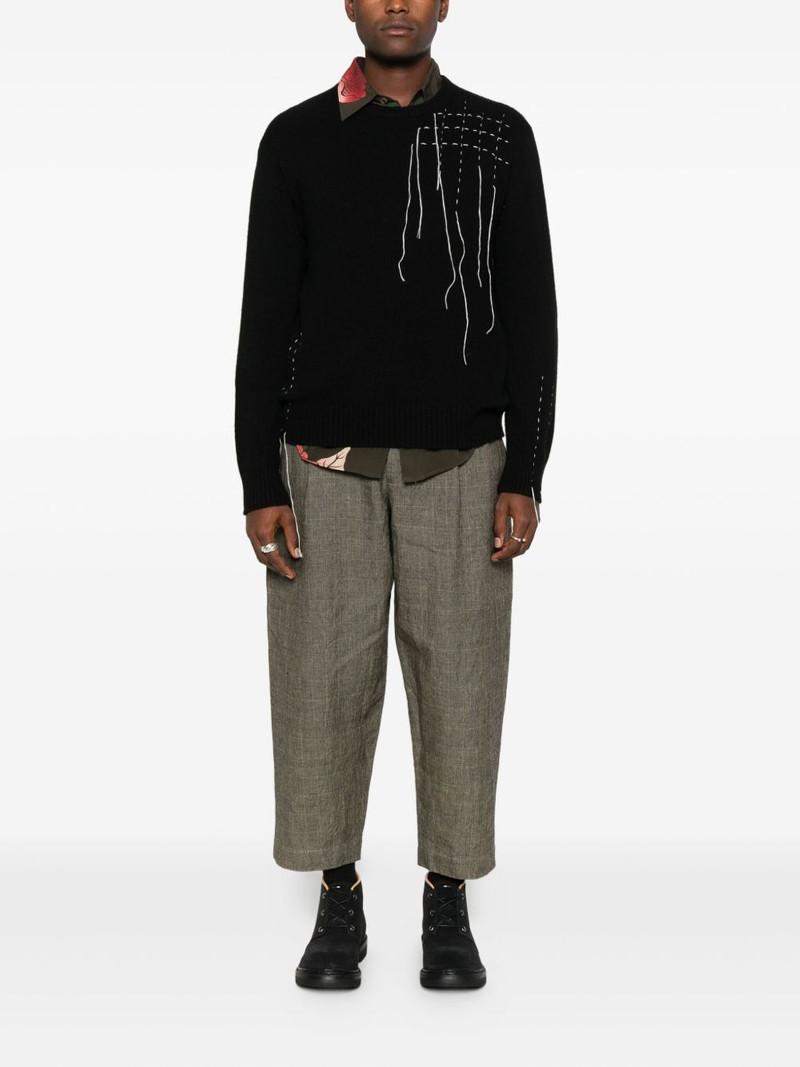 A TENTATIVE ATELIER stitch-detail sweater outlook