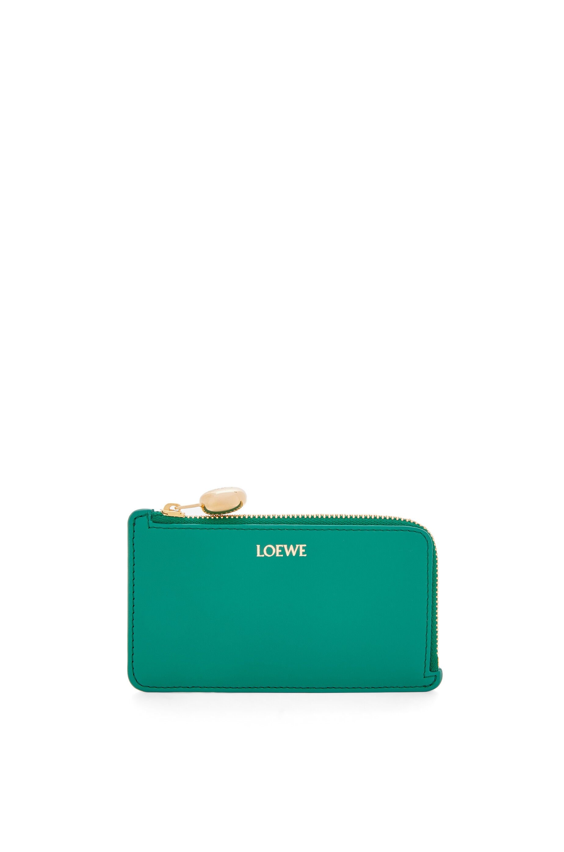 Pebble coin cardholder in shiny nappa calfskin 1