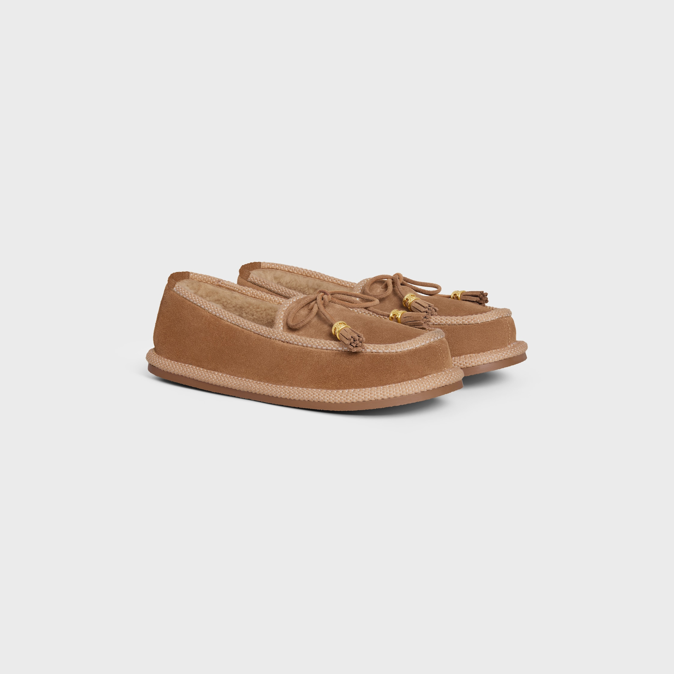 CELINE BOUBOU SLIPPERS IN Suede Calfskin - 2