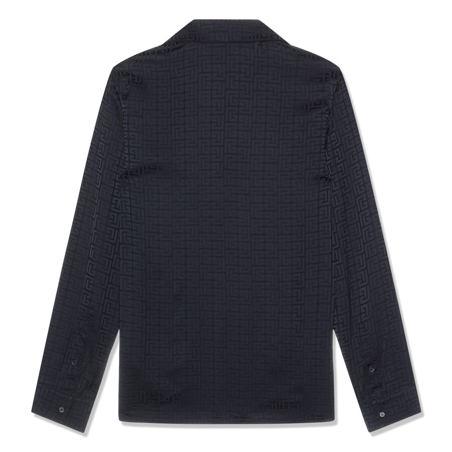 Balmain PB Labyrinth Jacquard Pyjama Shirt - 2