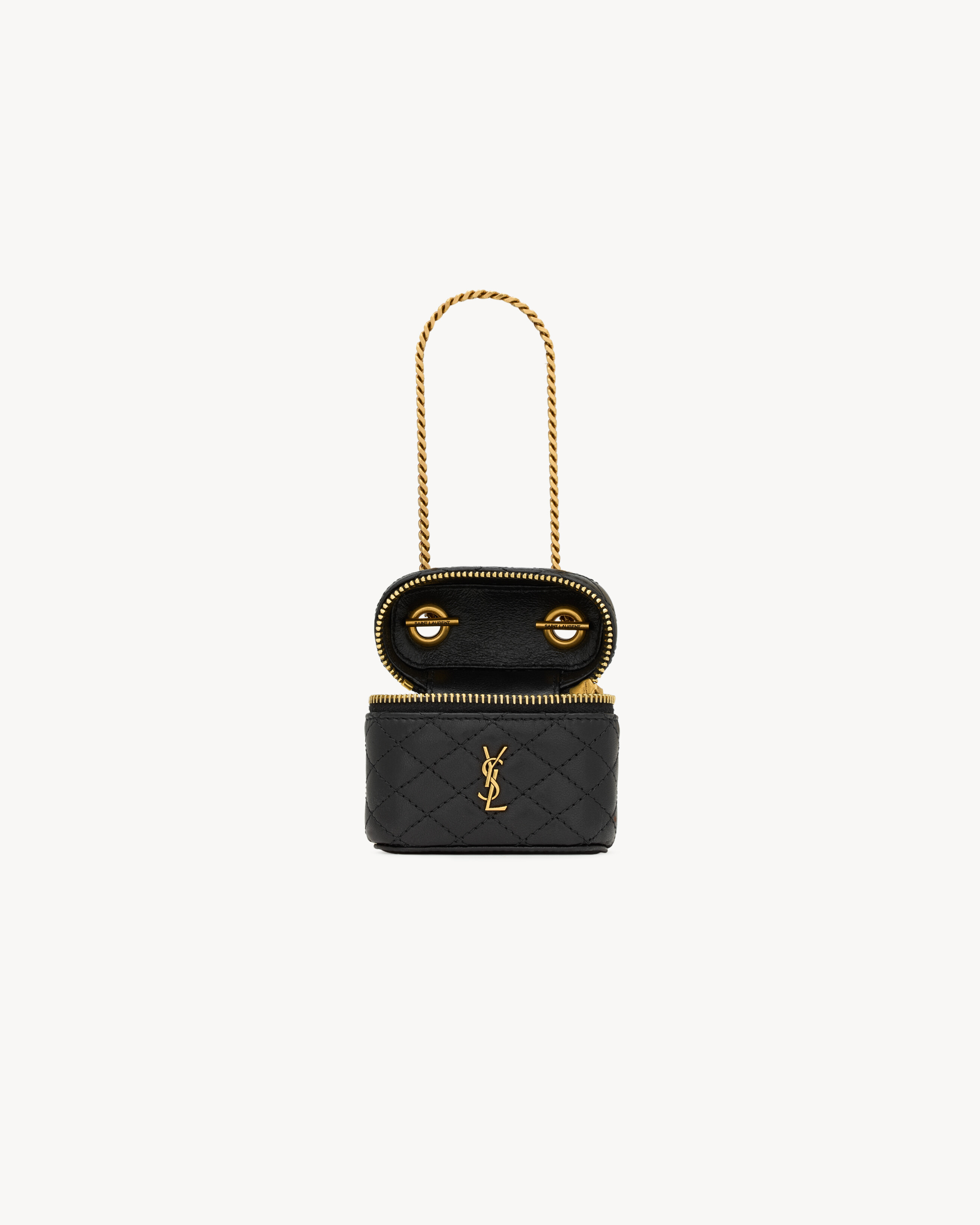 GABY VANITY BAG CHARM IN LAMBSKIN - 4