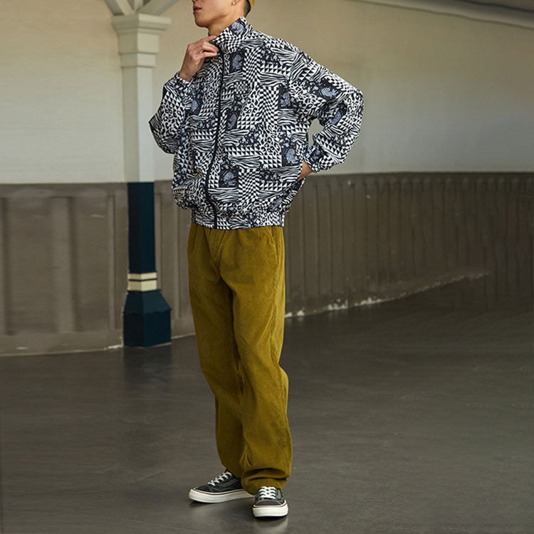 Vans SS22 Grid Full Print Jacket Couple Style Black VN0A5H9T7TO - 4