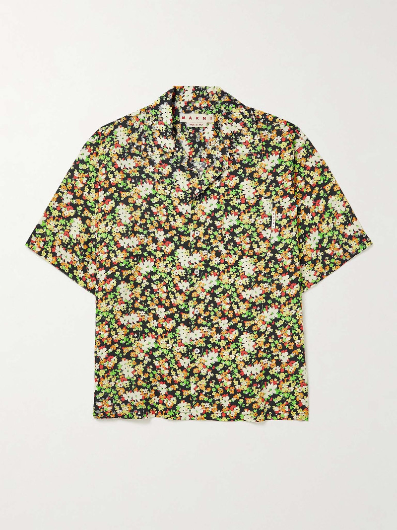Camp-Collar Wool Shirt - 1