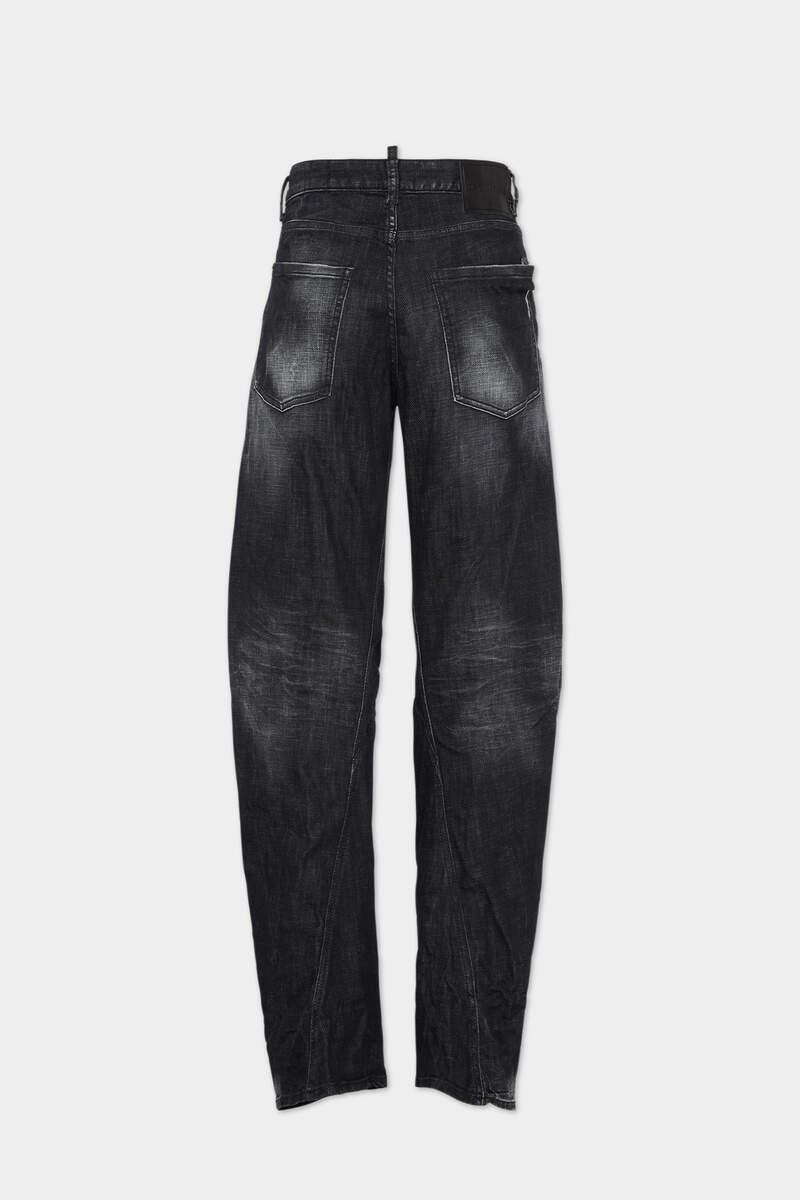 EASY BLACK WASH D2 TWISTED JEANS - 2