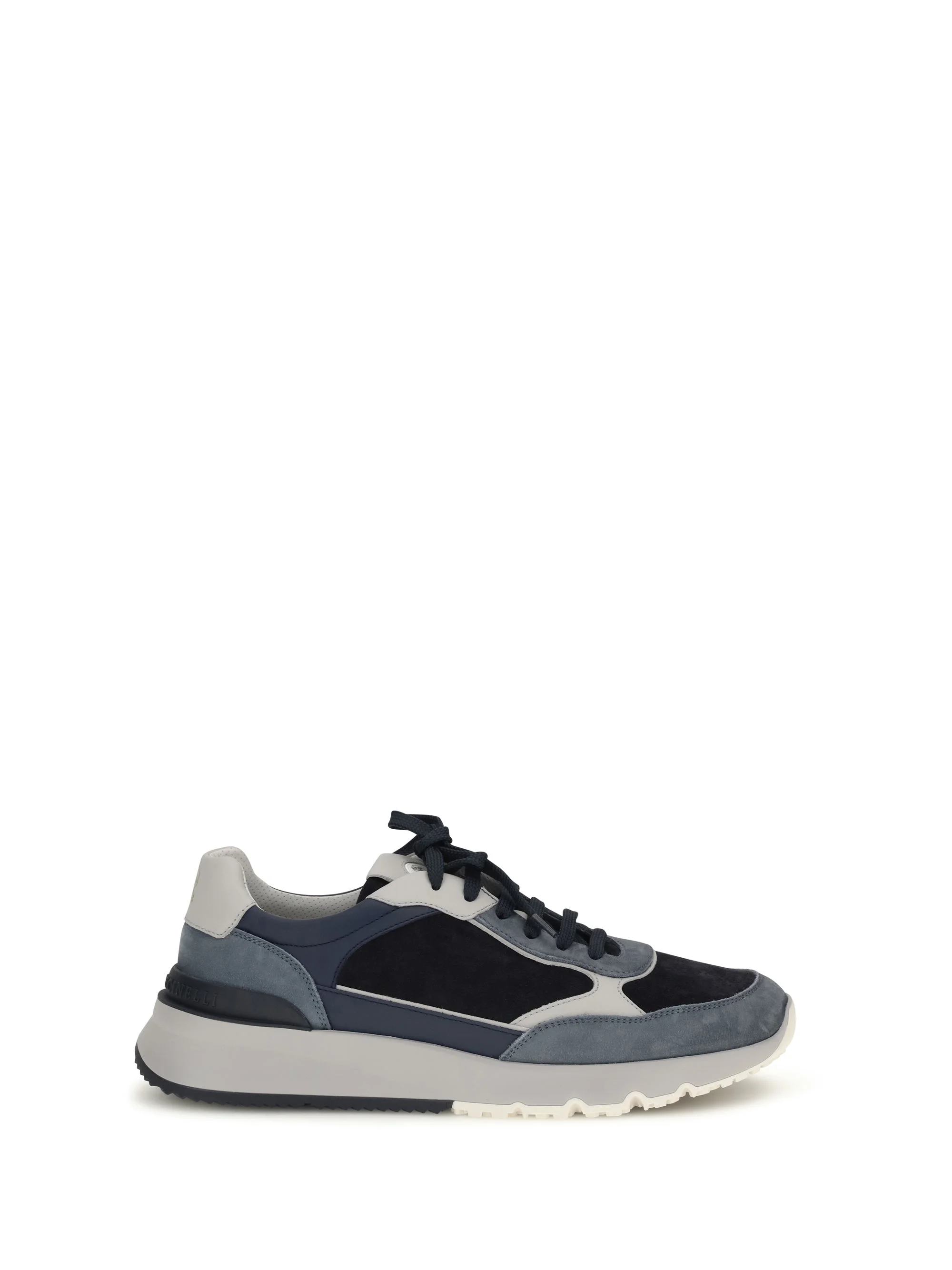 Brunello Cucinelli Leather Sneakers Night Sky - 1