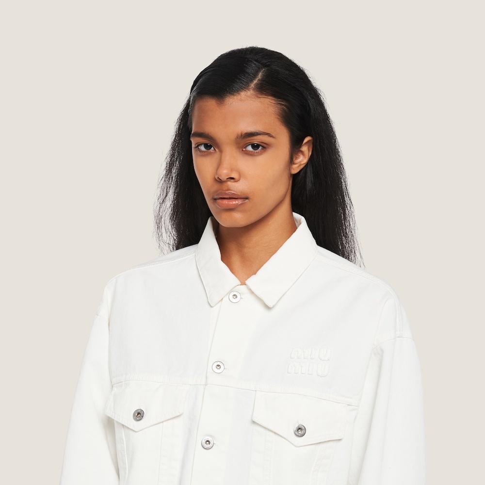 Denim blouson jacket - 3