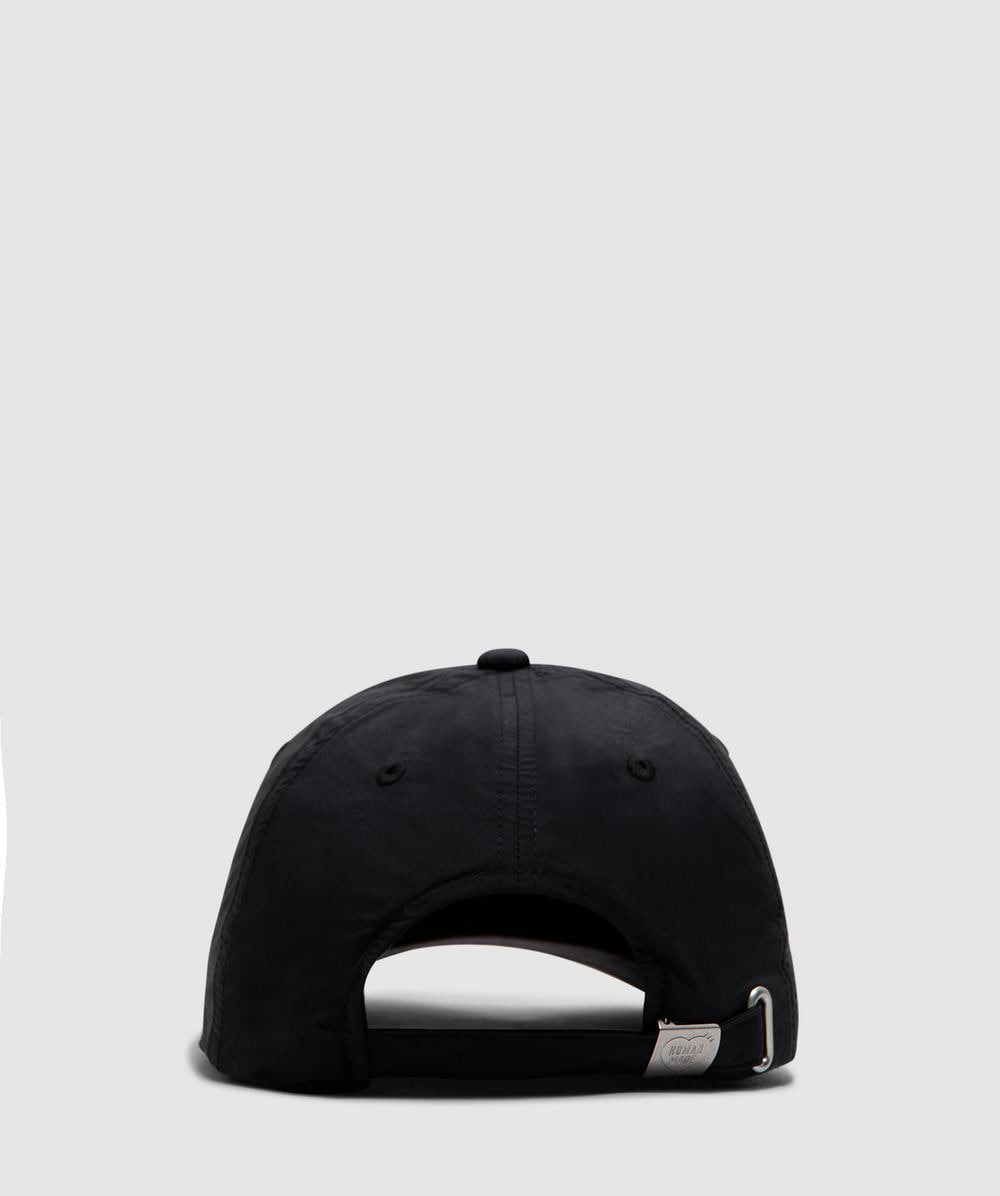 6 panel heart nylon cap - 2