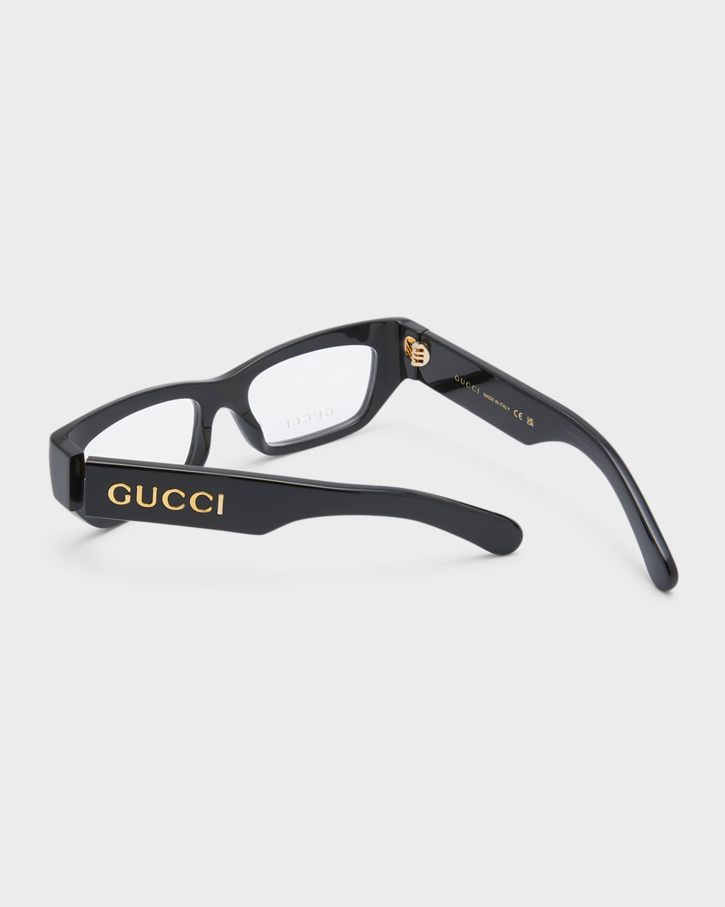 Men's Acetate Rectangle Optical Glasses - 2