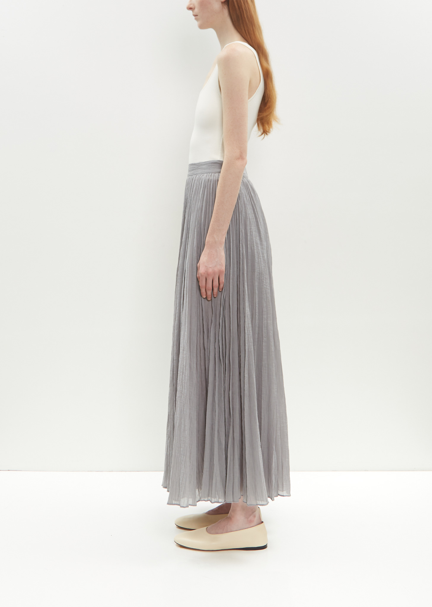 Crinkled Plissé Skirt - 3