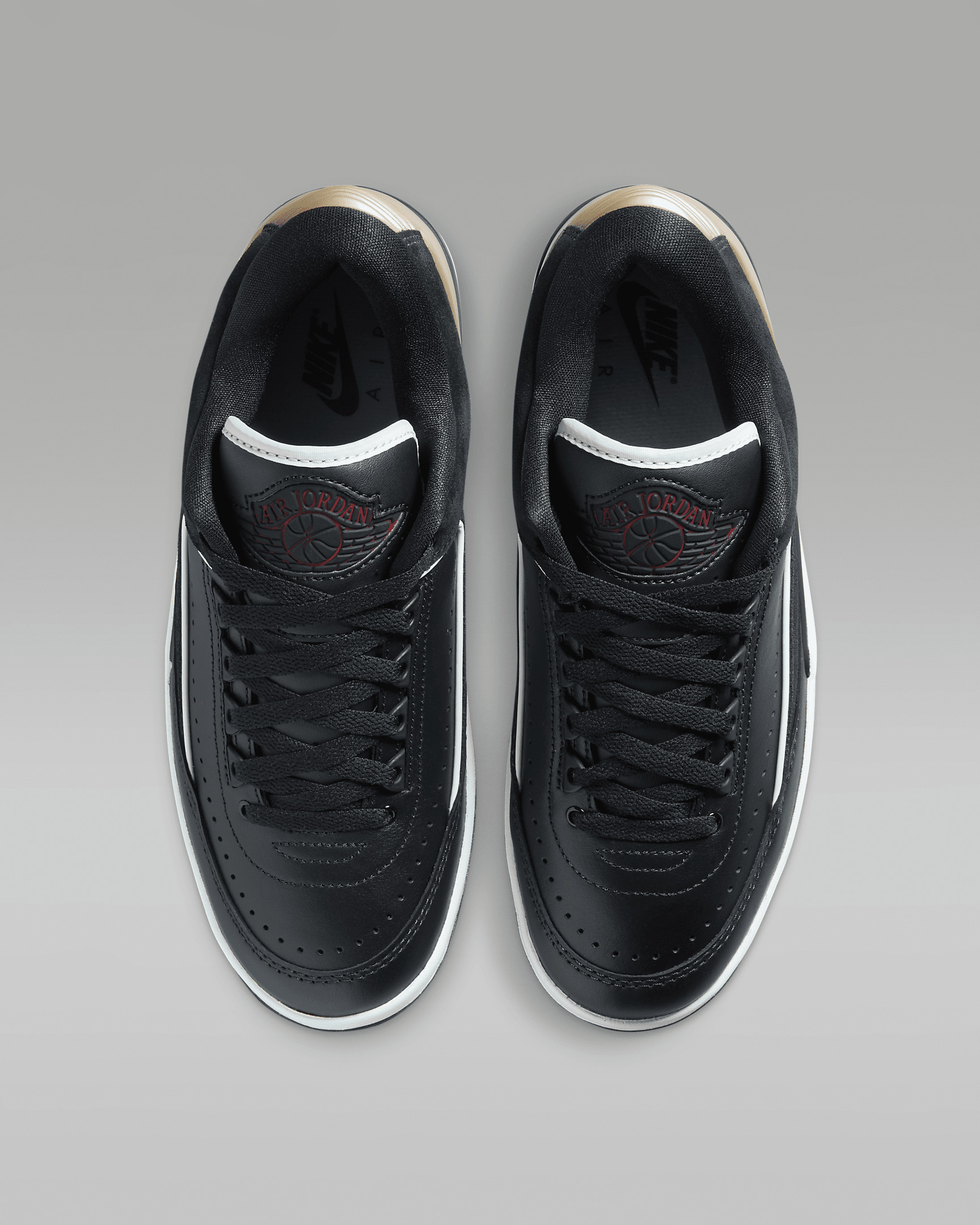Air Jordan 2 Retro Low "Black/Varsity Red" Women's Shoes - 4