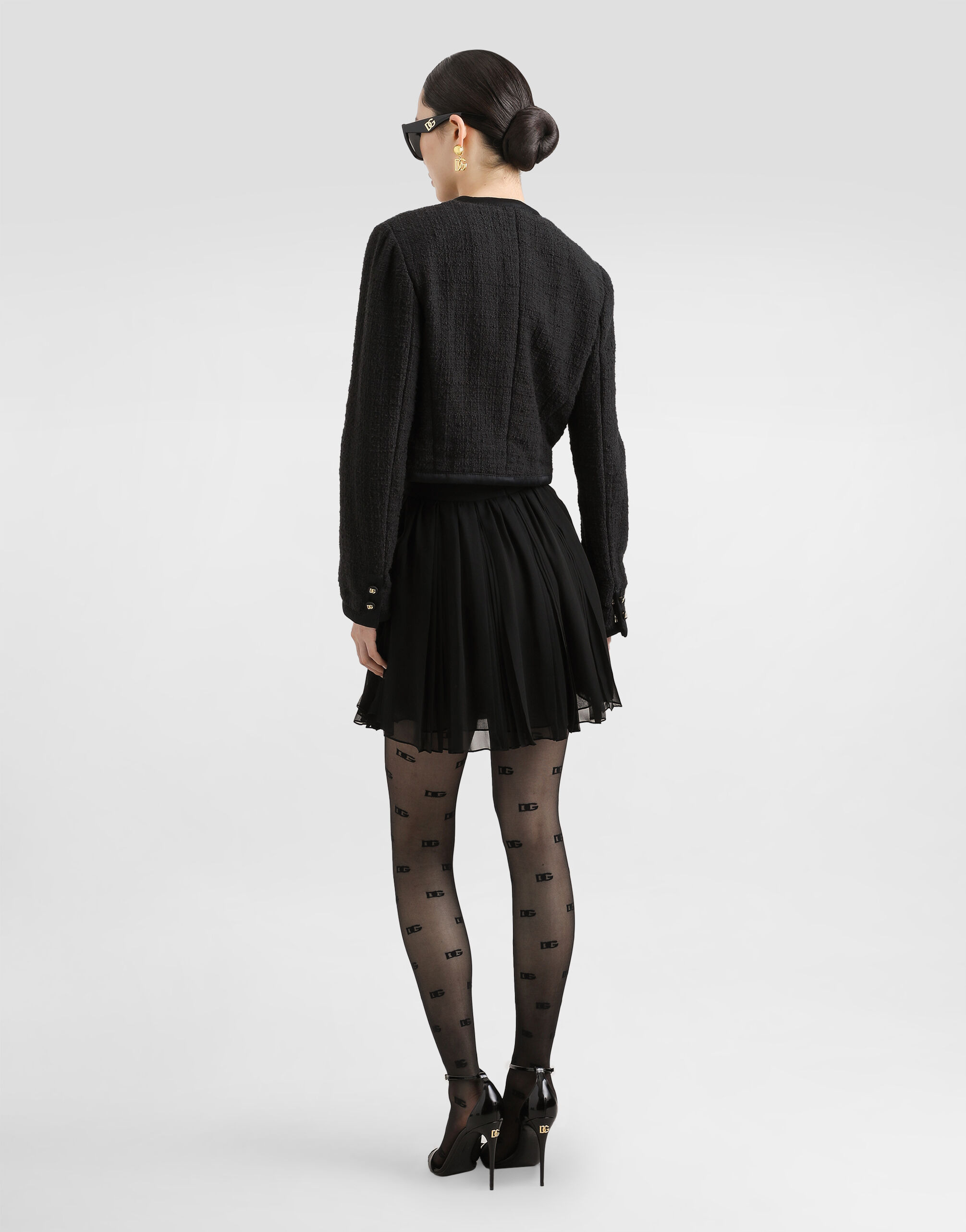 Pleated chiffon skirt - 3