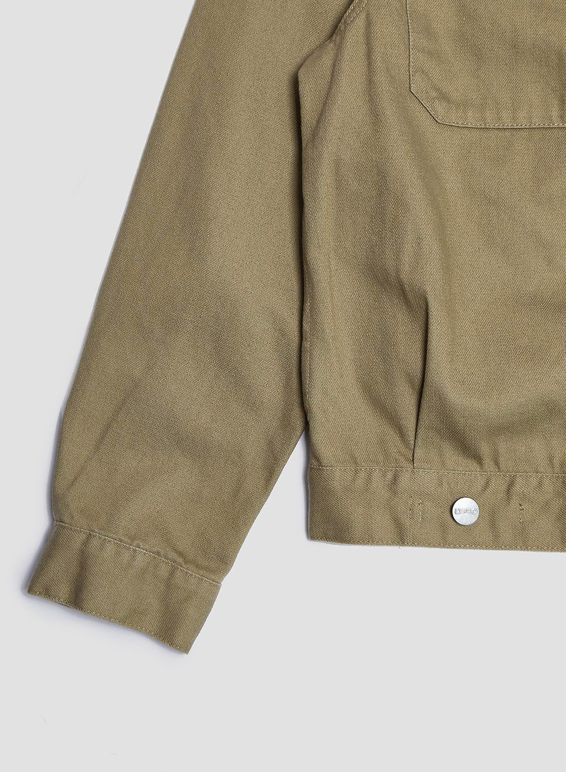 Short Jacket Heavy Cotton in Army - 6