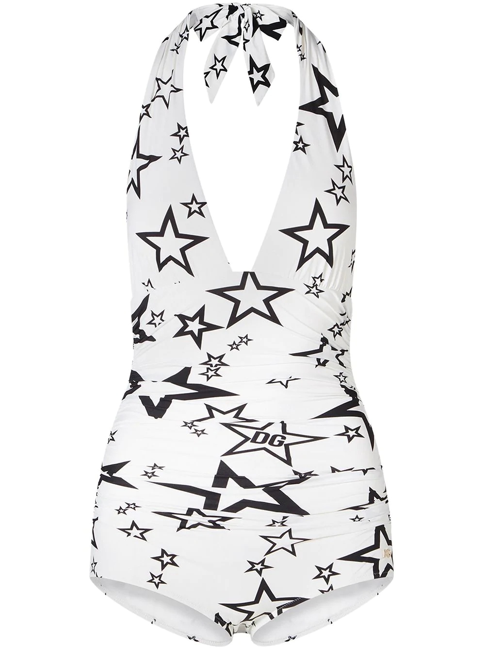 Millennials star-print swimsuit - 1