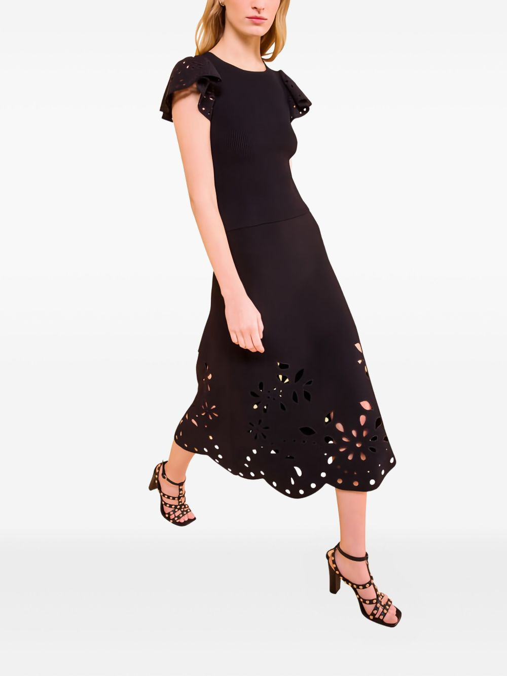 Edith ruffle-sleeve top - 2
