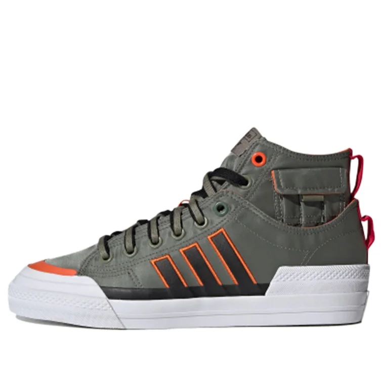 adidas originals Nizza Hi Dl 'Green White Orange' GZ2655 - 1