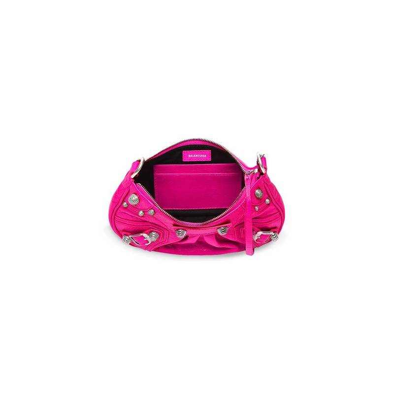 Women's Le Cagole Mini Purse With Chain in Pink 5