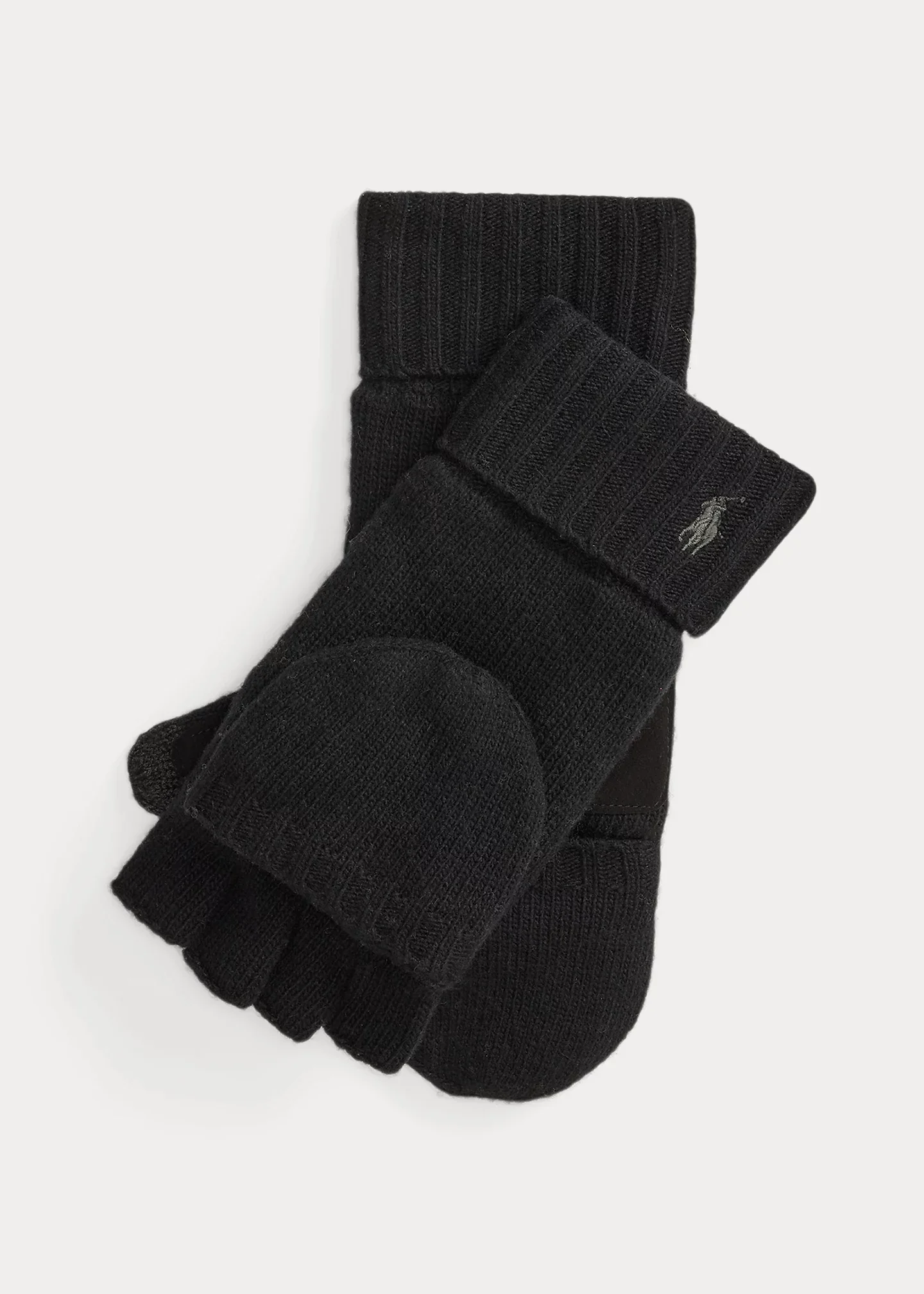Wool-Blend Convertible Gloves - 1