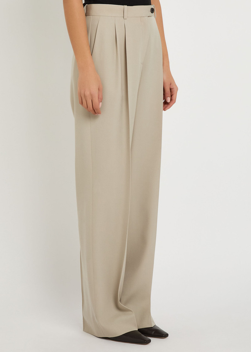 The Row The Row Virgil Straight-leg Wool Trousers outlook