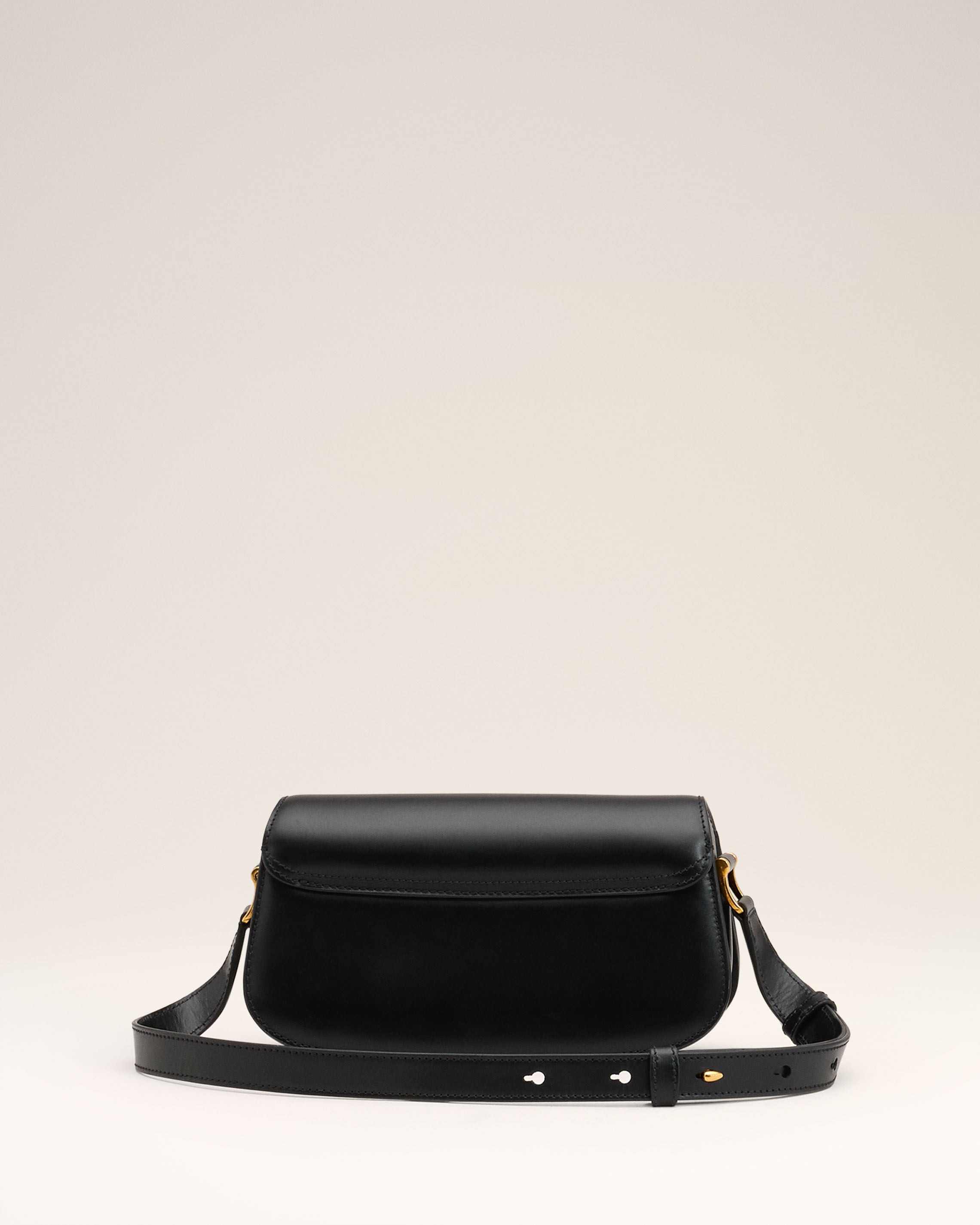 BLACK LEATHER SHOULDER BAG PARIS PARIS BAG - 3