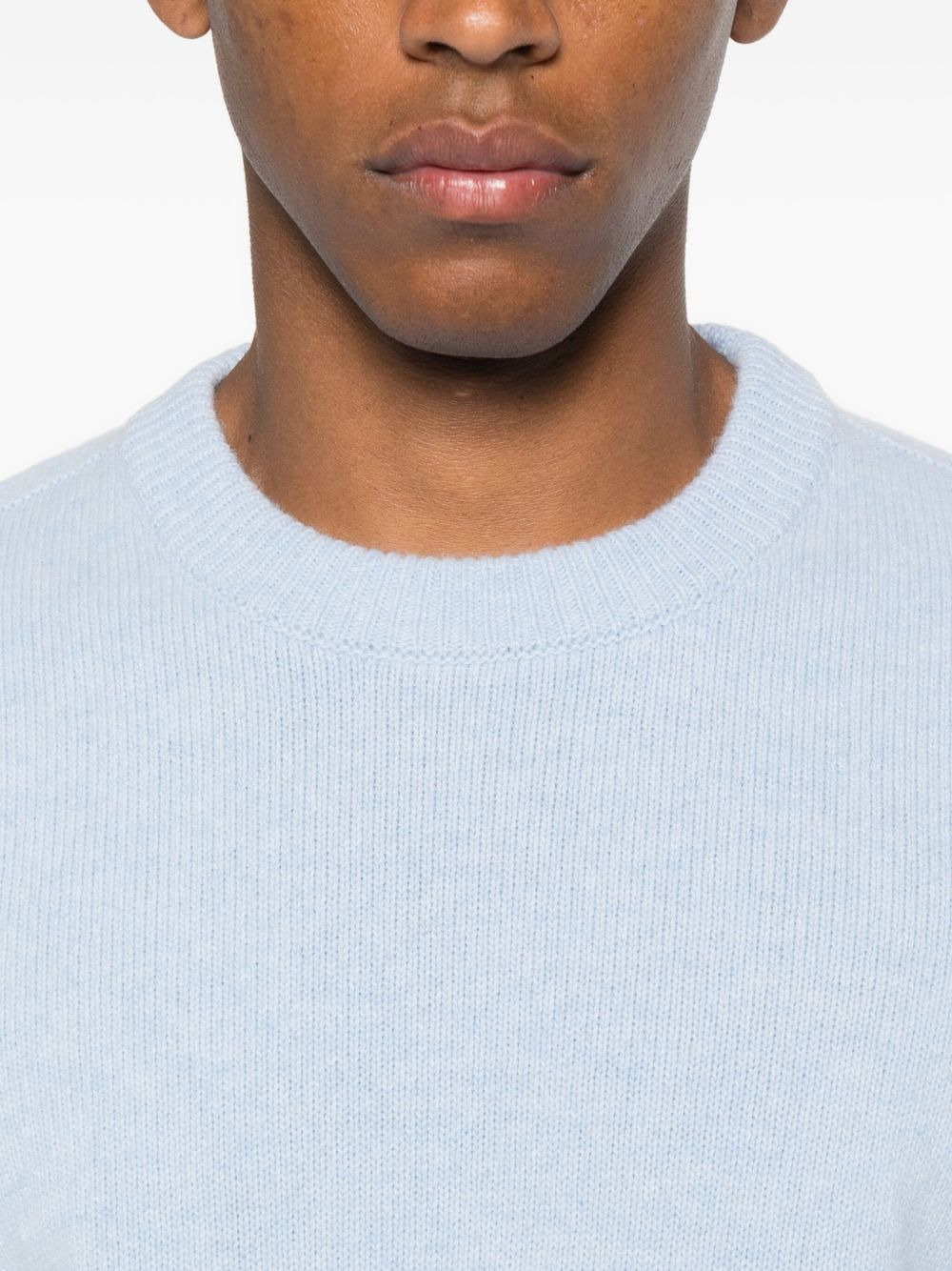 Compass-motif wool-blend sweater - 5