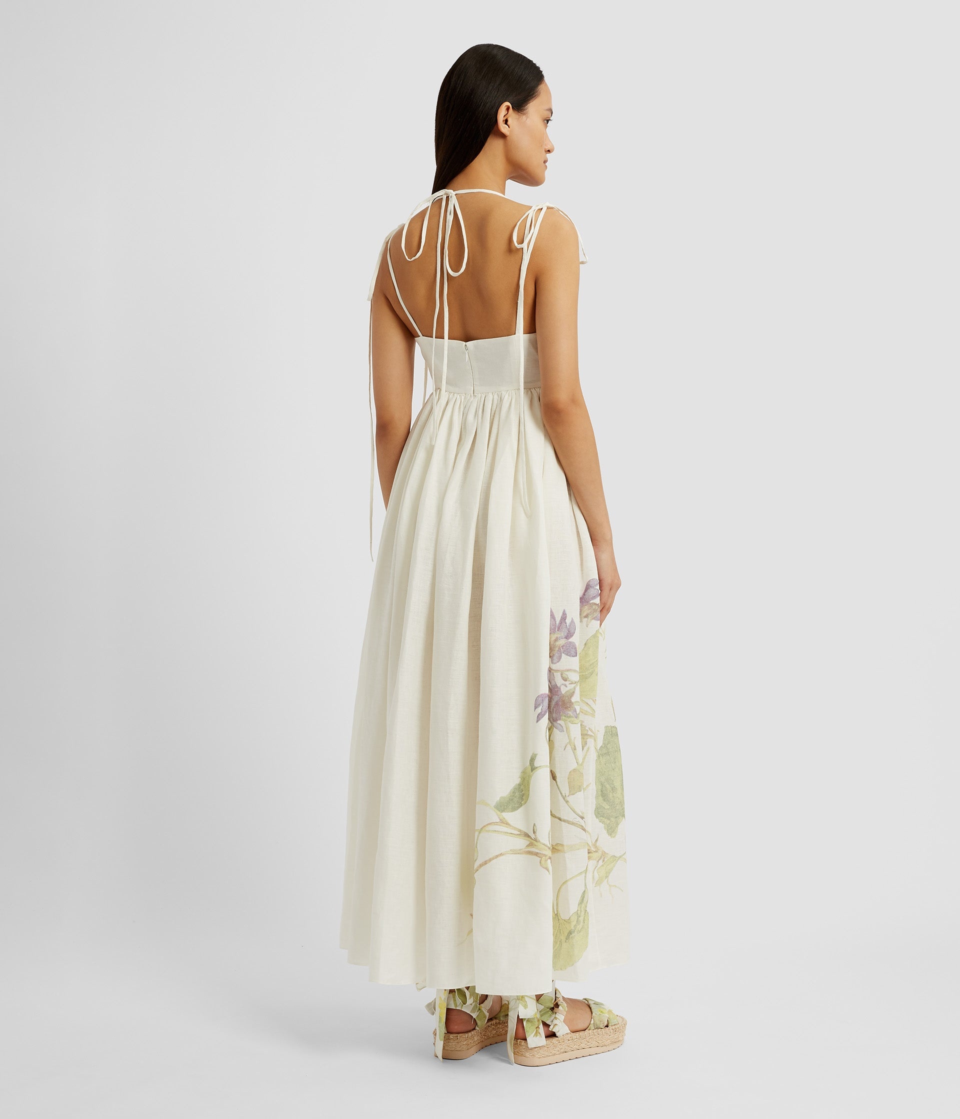 STRAPPY FIT AND FLARE DRESS - 3