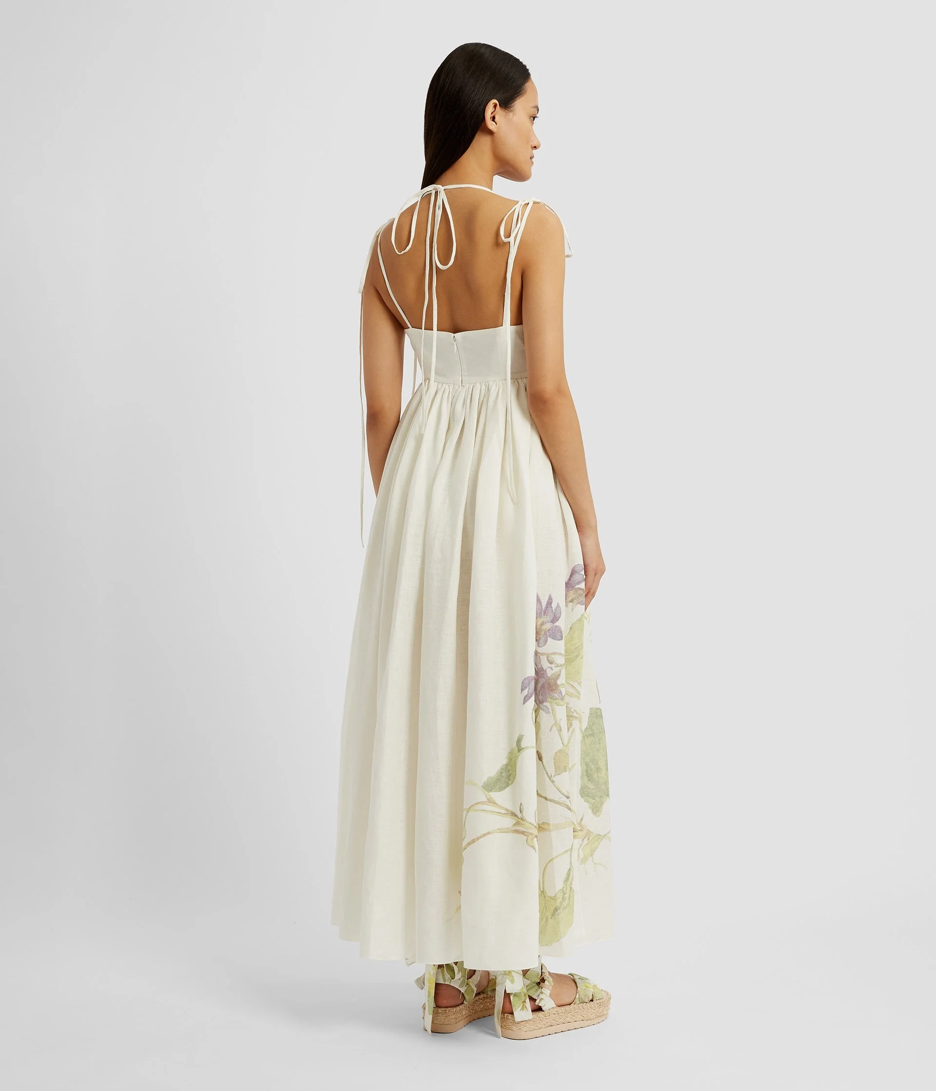 STRAPPY FIT AND FLARE DRESS