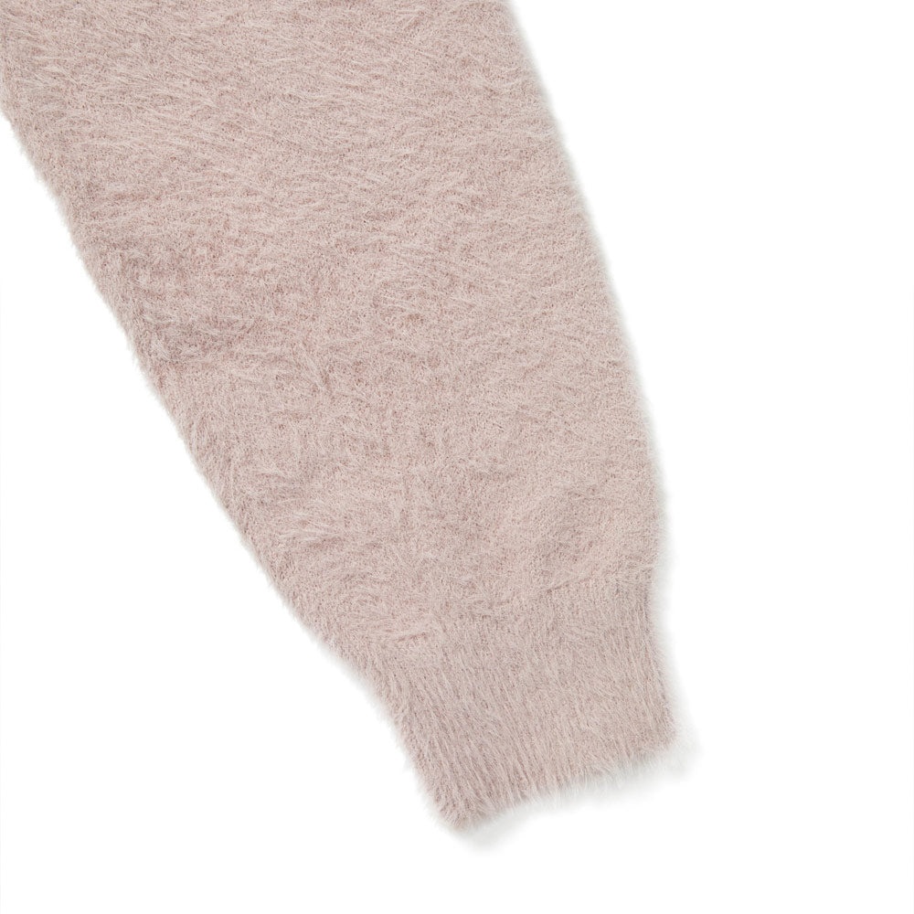 SCT-Logo Shaggy Knit Polo 'Pink' - 4