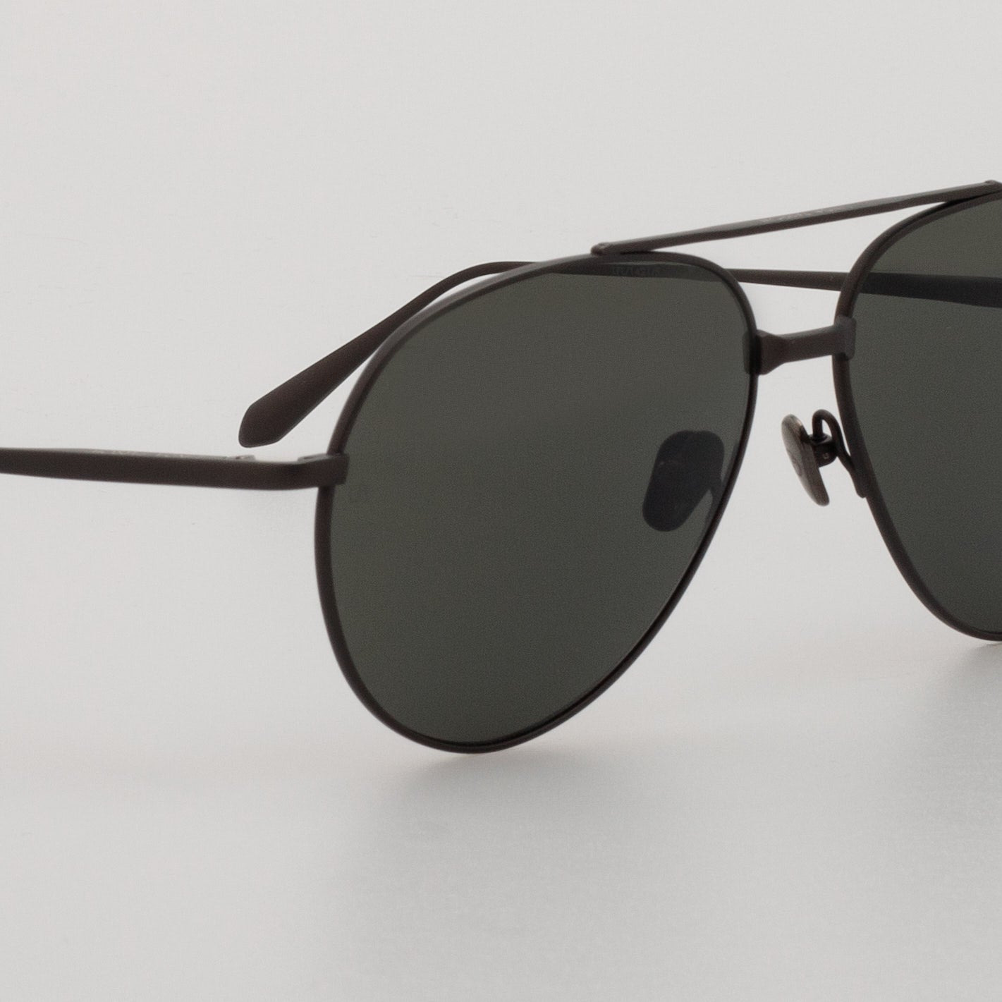 MARCELO AVIATOR SUNGLASSES IN MATT NICKEL - 4
