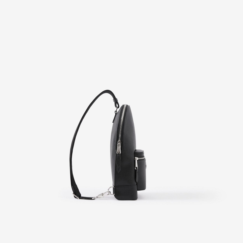 Grainy Leather TB Crossbody Backpack 2