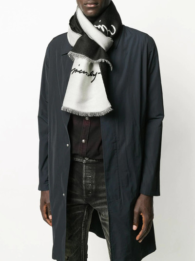 Givenchy two-tone logo scarf outlook