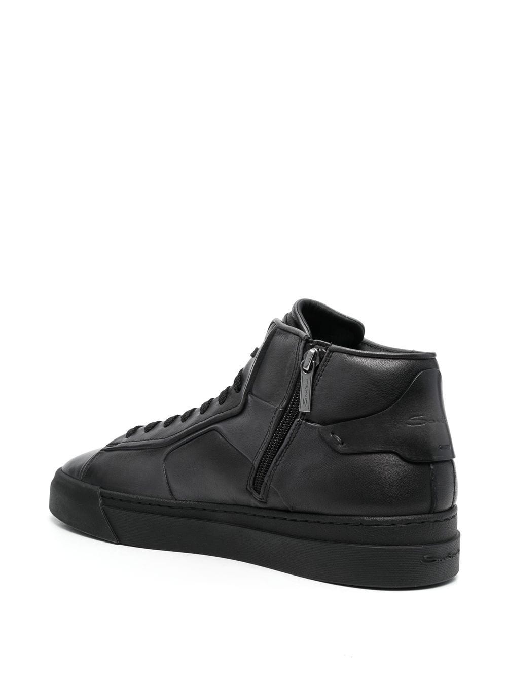 high-top lace-up sneakers - 3