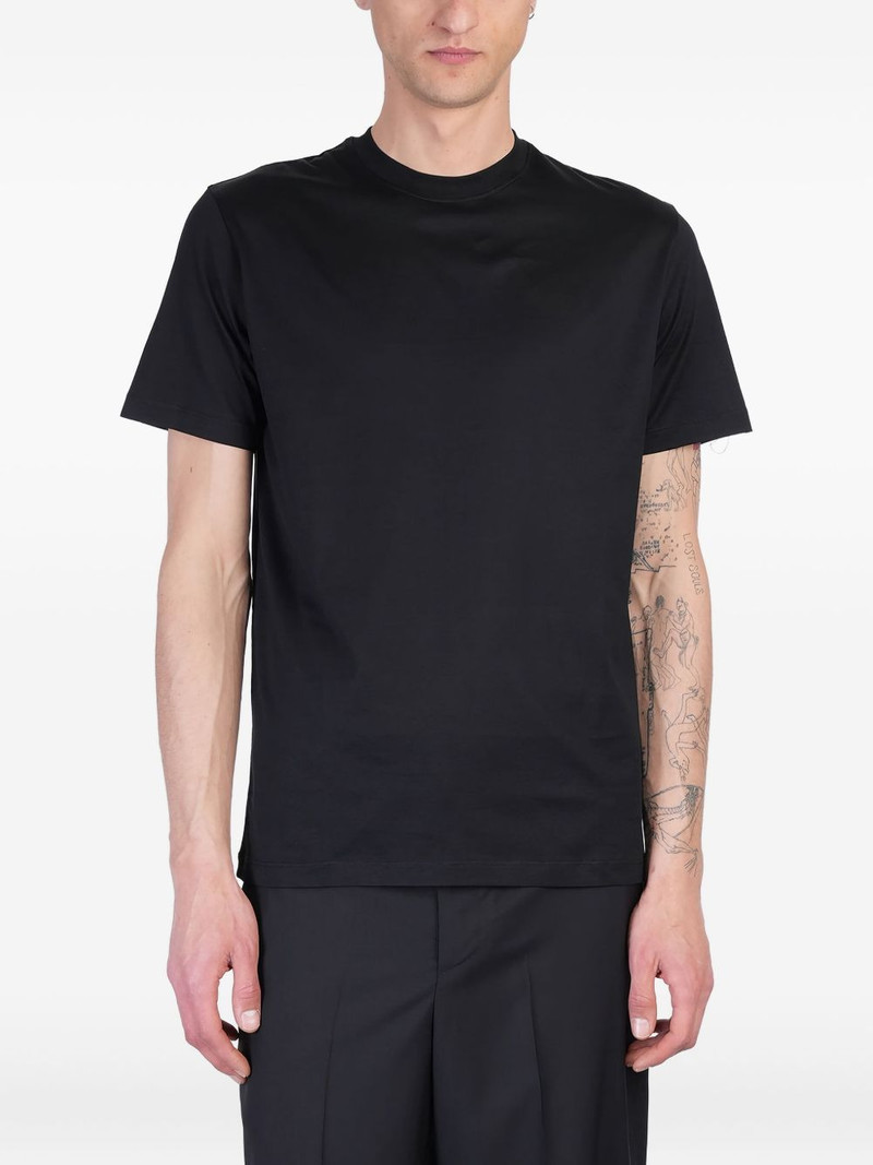 round-neck cotton T-shirt 1