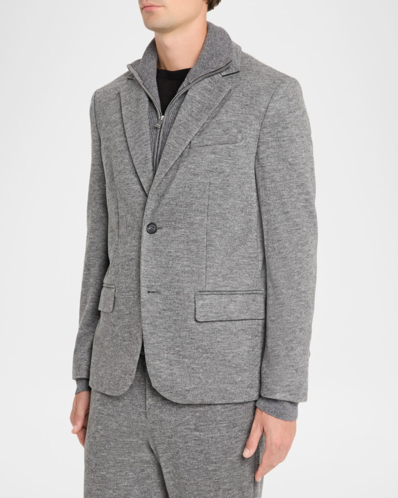 Men's Tristen Single-Breasted Wool Blazer 4