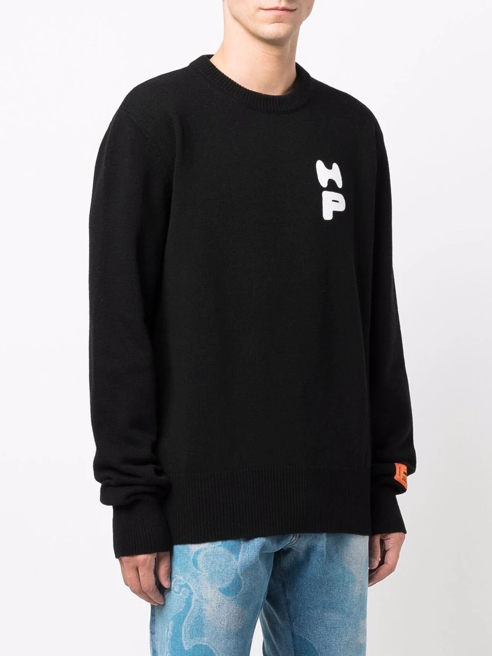 21 logo crew-neck jumper - 3