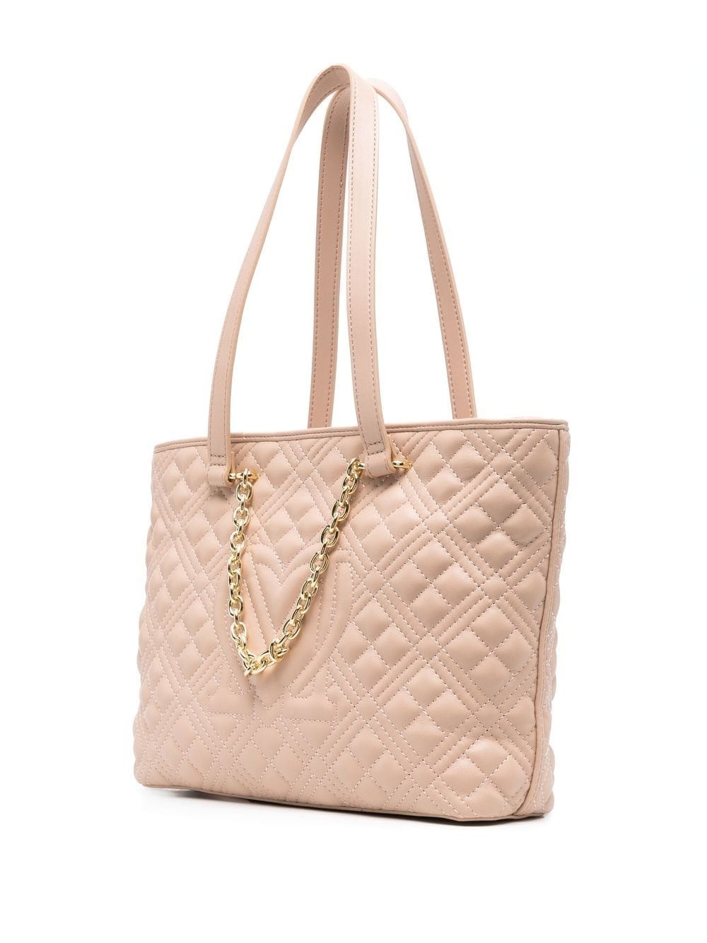 quilted faux-leather tote bag - 3