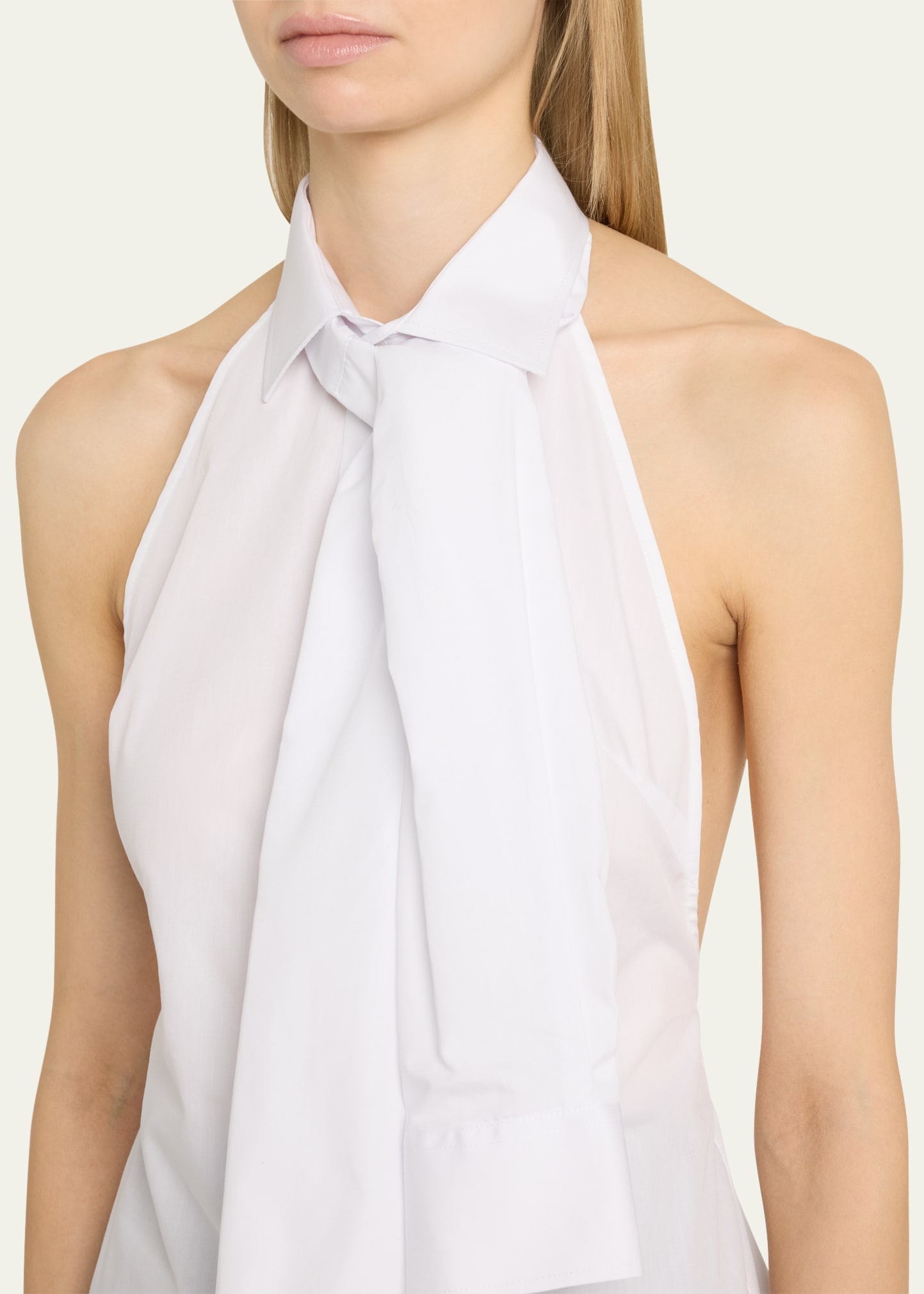 Kennedy Halter Backless Shirt - 5