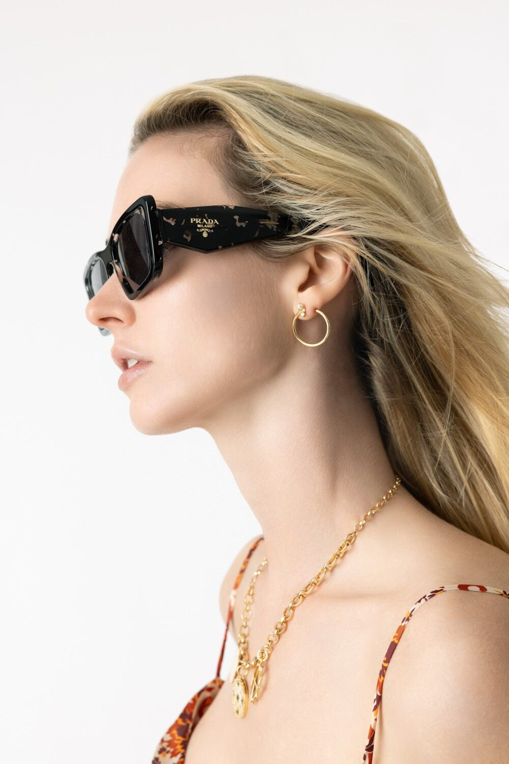 Side Logo Butterfly Sunglasses - 2