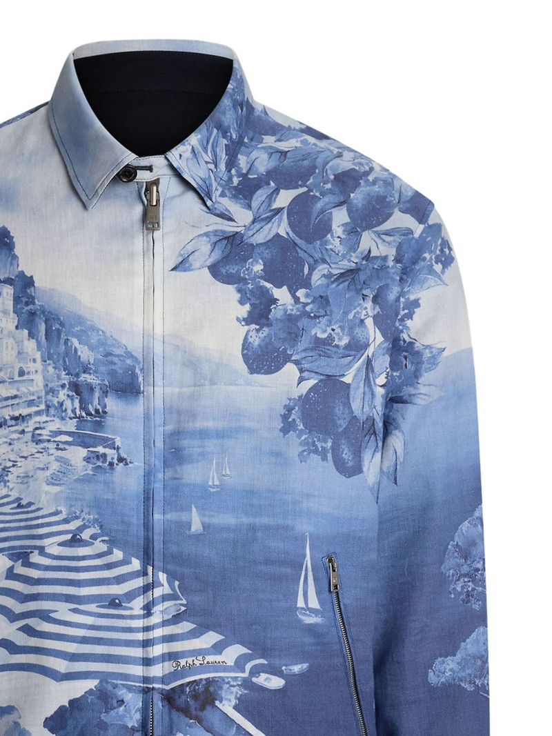 Ralph Lauren graphic-print jacket outlook