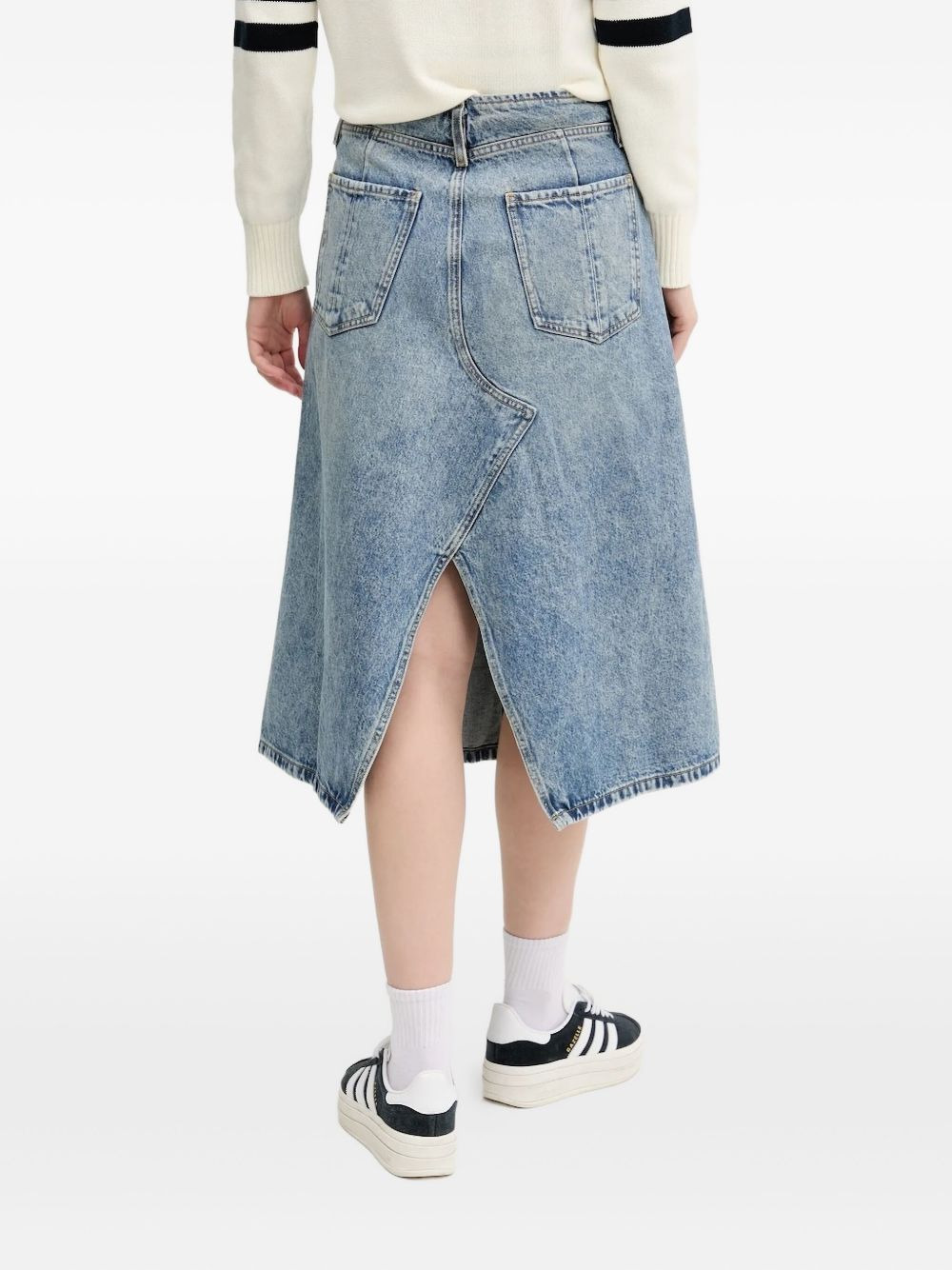 A-line denim skirt - 2